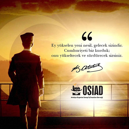 19 MAYIS ATATÜRK’Ü ANMA GENÇLİK VE SPOR BAYRAMIMIZ KUTLU OLSUN